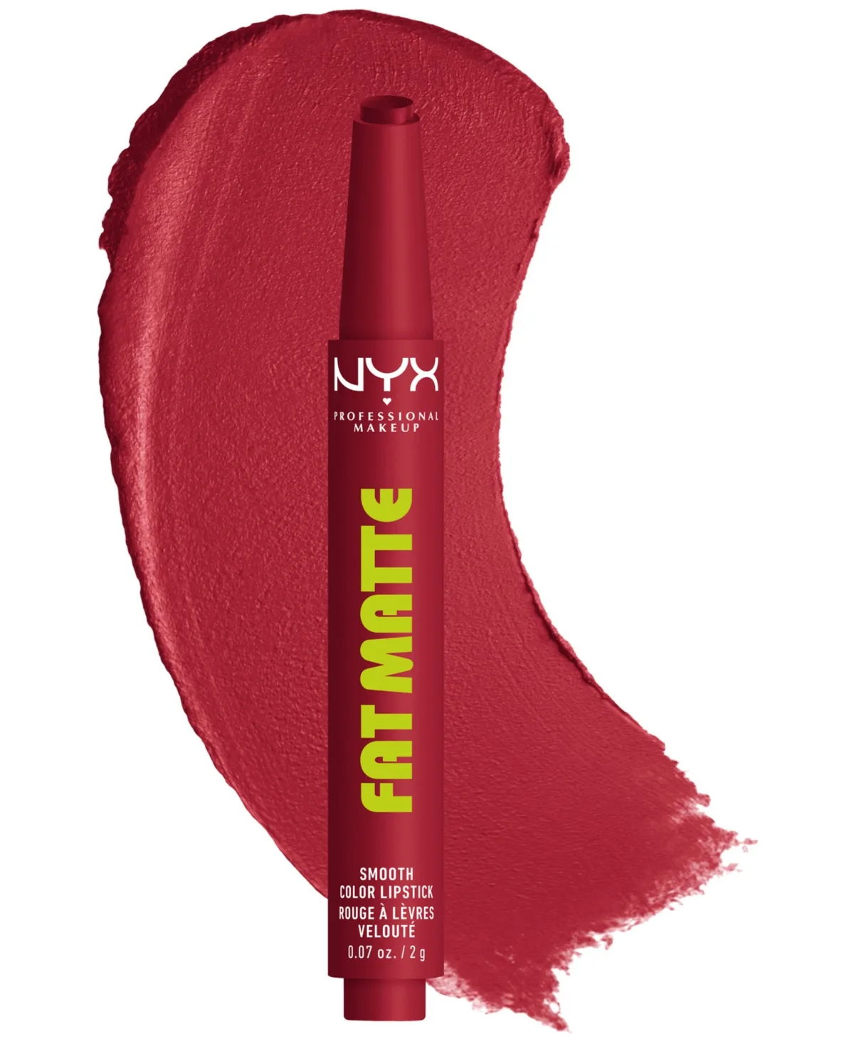 Fat Matte Lipstick, 0.07 oz. - Plushin Plum by NYX Professional Makeup