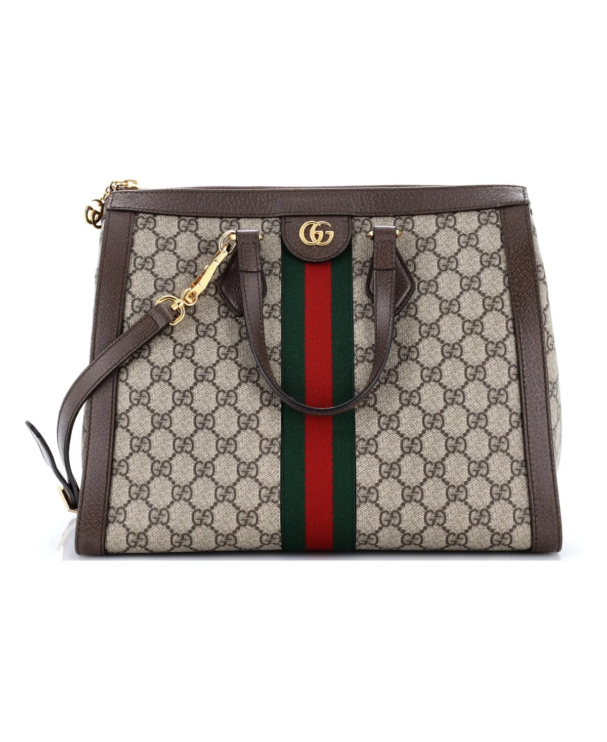 Pre-Owned Medium Ophidia Top Handle Tote Gg Coated Canvas by Gucci