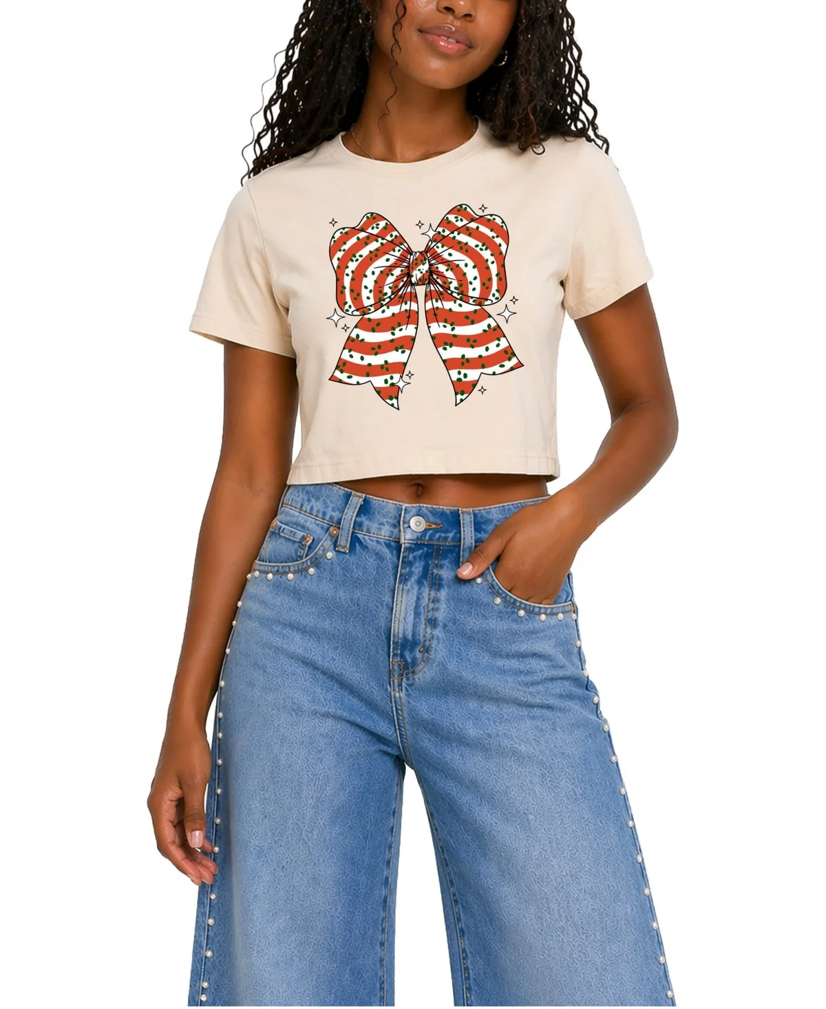 Cropped Graphic T-Shirt