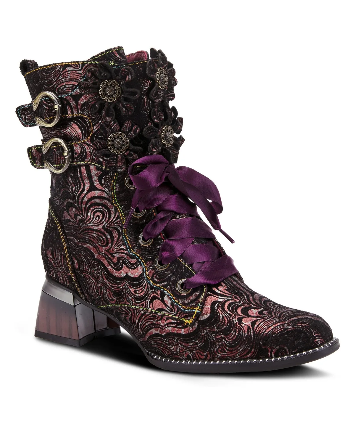 Originala Hand-Painted Pop Art Suede Boots by Lartiste