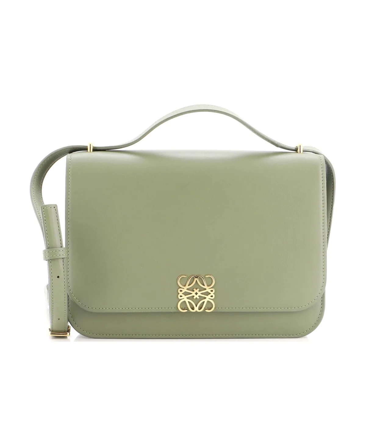 Pre-Owned Loewe Medium Goya Flap Bag Leather by LOEWE