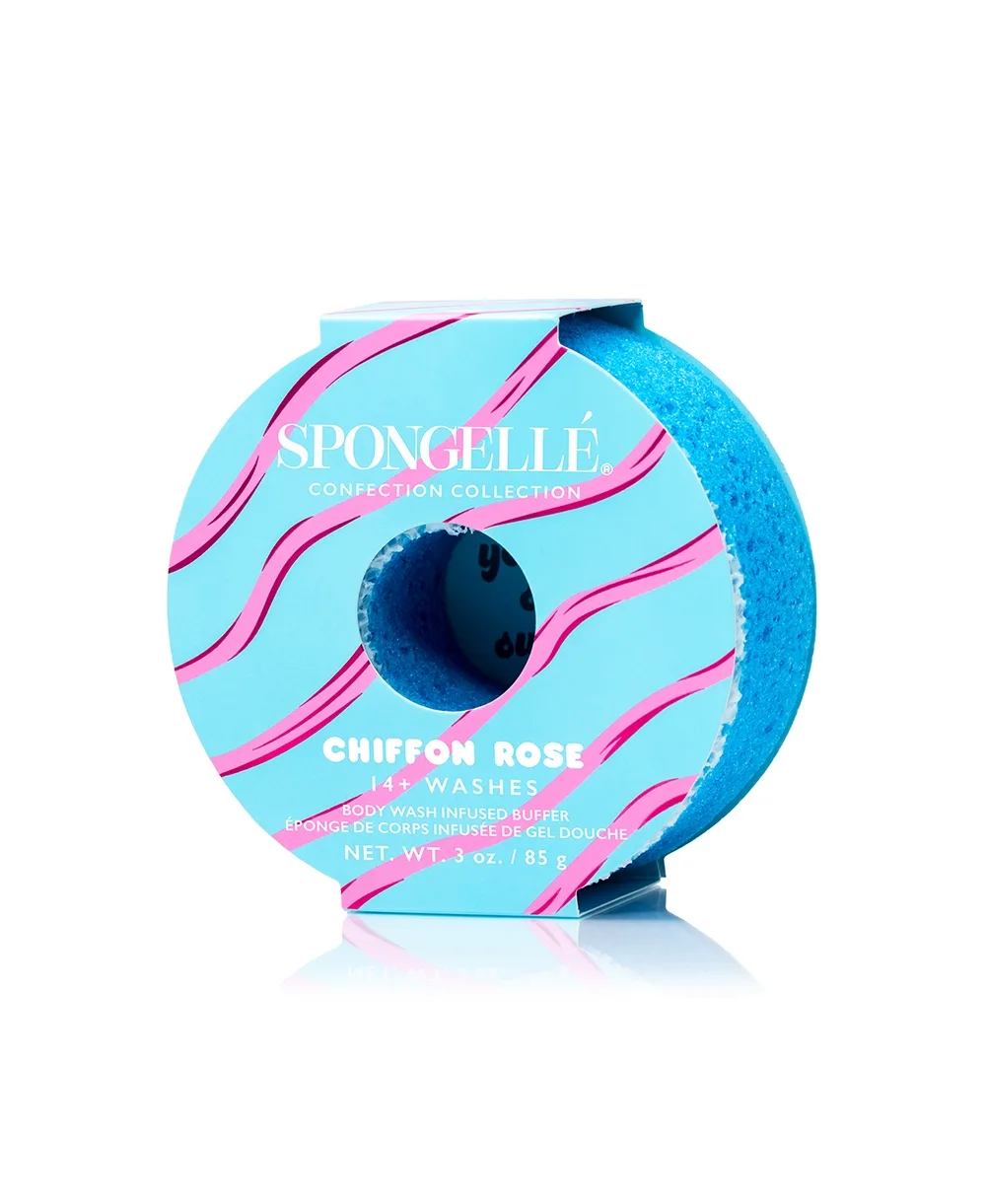 Spongelle Confection Collection Body Wash Infused Buffer - Chiffon by Spongelle