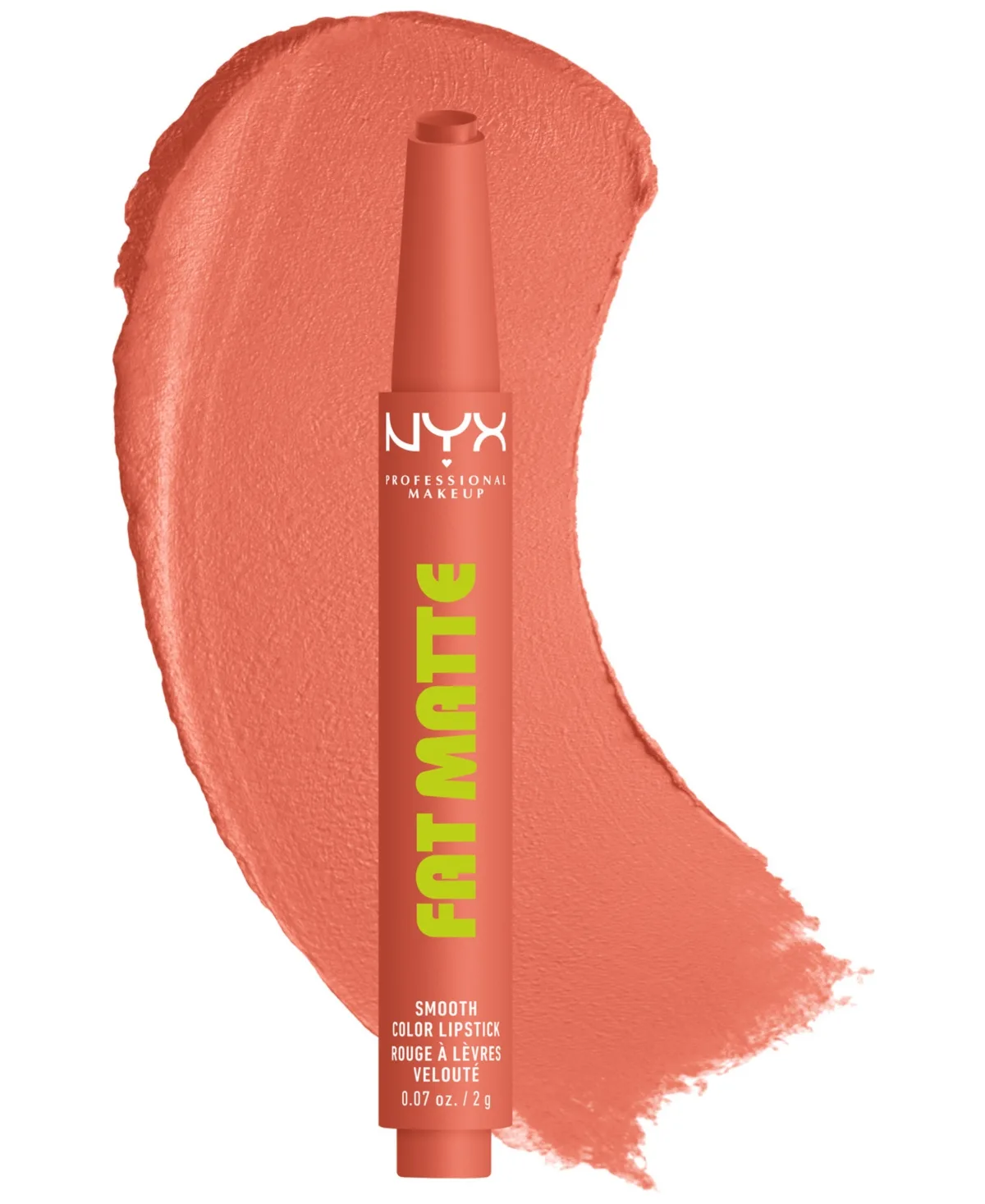 Fat Matte Lipstick, 0.07 oz. - Cashmere Cutie by NYX Professional Makeup