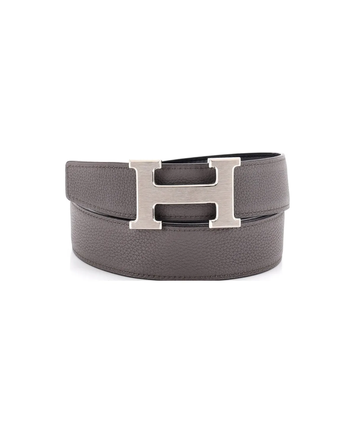 Pre-Owned Hermes Constance Reversible Belt Leather Medium by Hermes