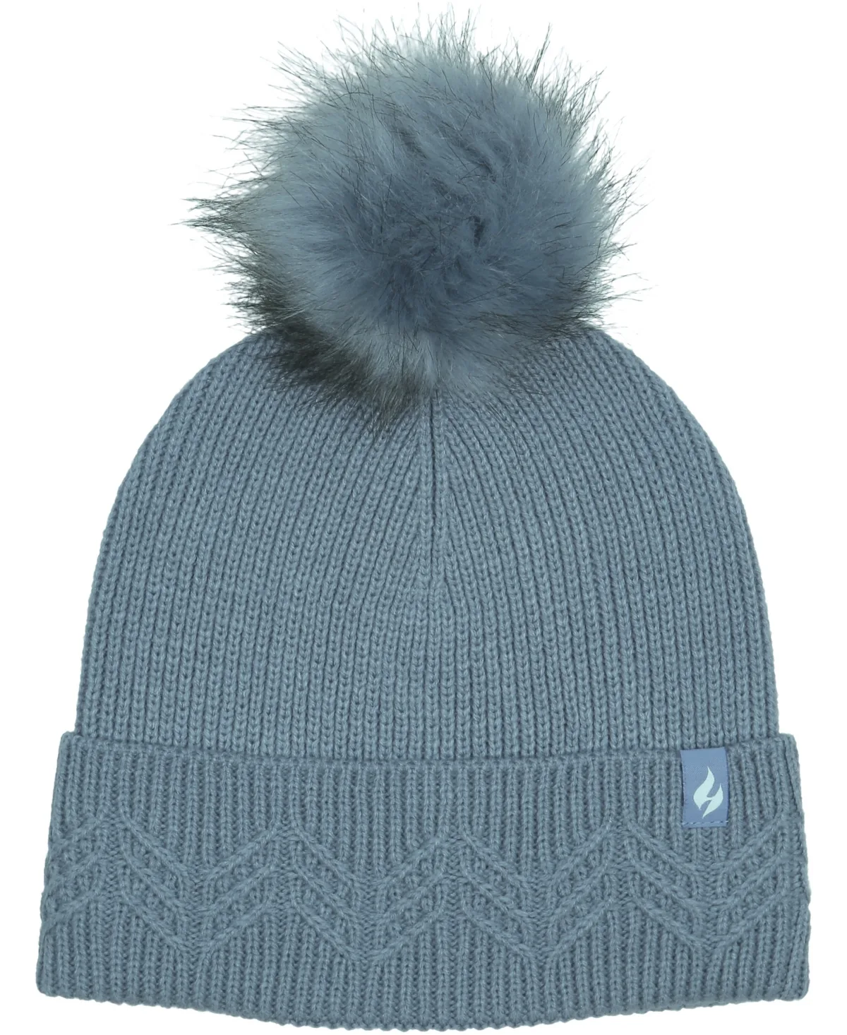 Lite Pom Pom Knit Beanie Hat by Heat Holders