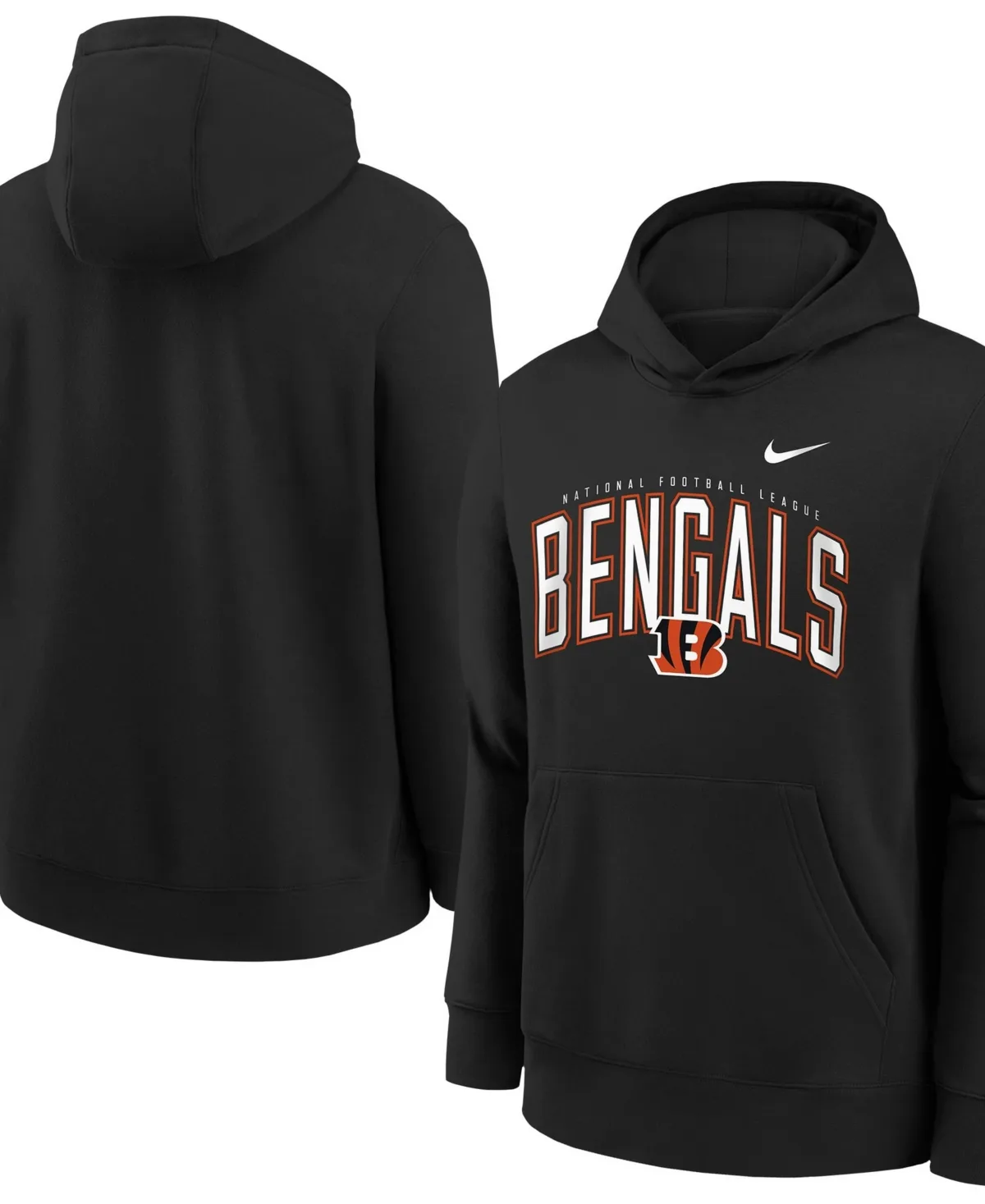 Cincinnati Bengals Logo Arch Fleece Hoodie by Nike