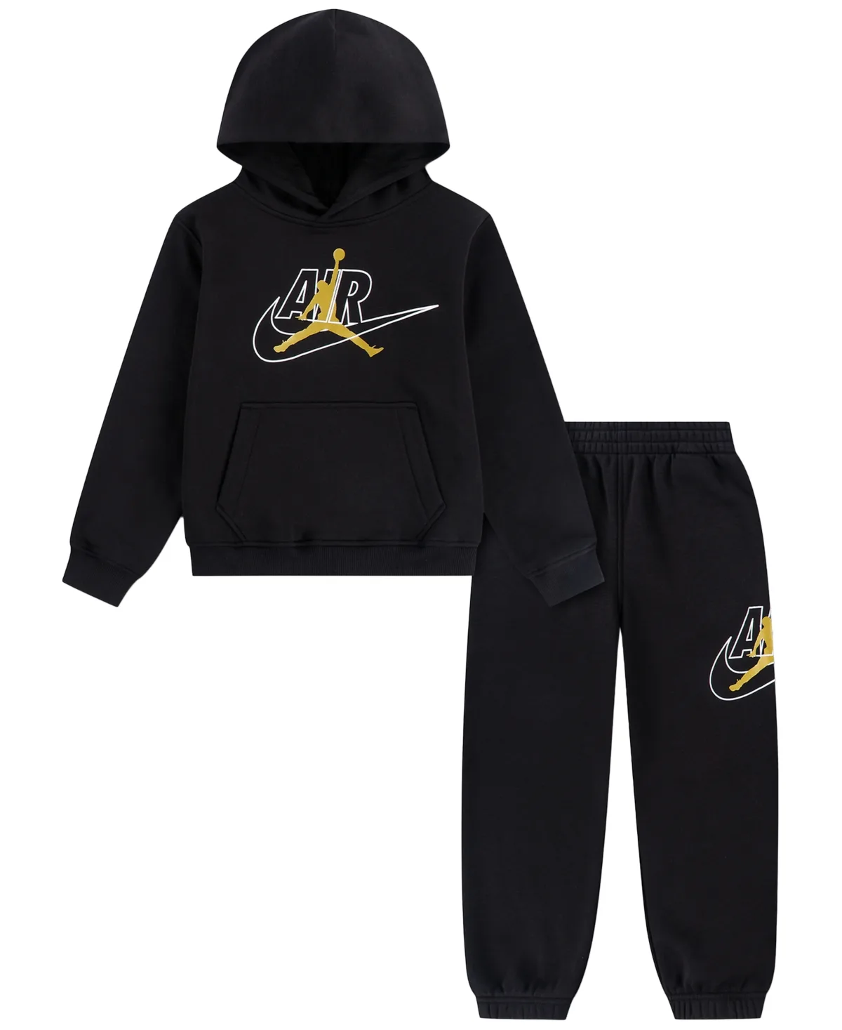 Swoosh Fleece Pullover Hoodie and Jogger Pants, 2-Piece Set by Jordan