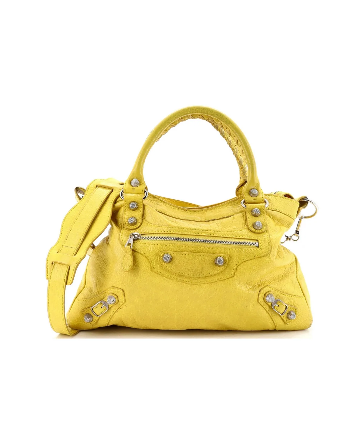 Pre-Owned Balenciaga Town Giant Studs Bag Leather by Balenciaga