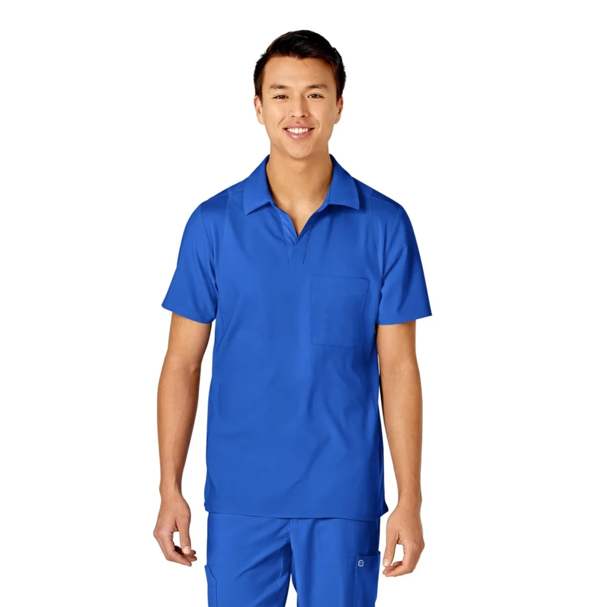 W123 Collar Scrub Top by Wink