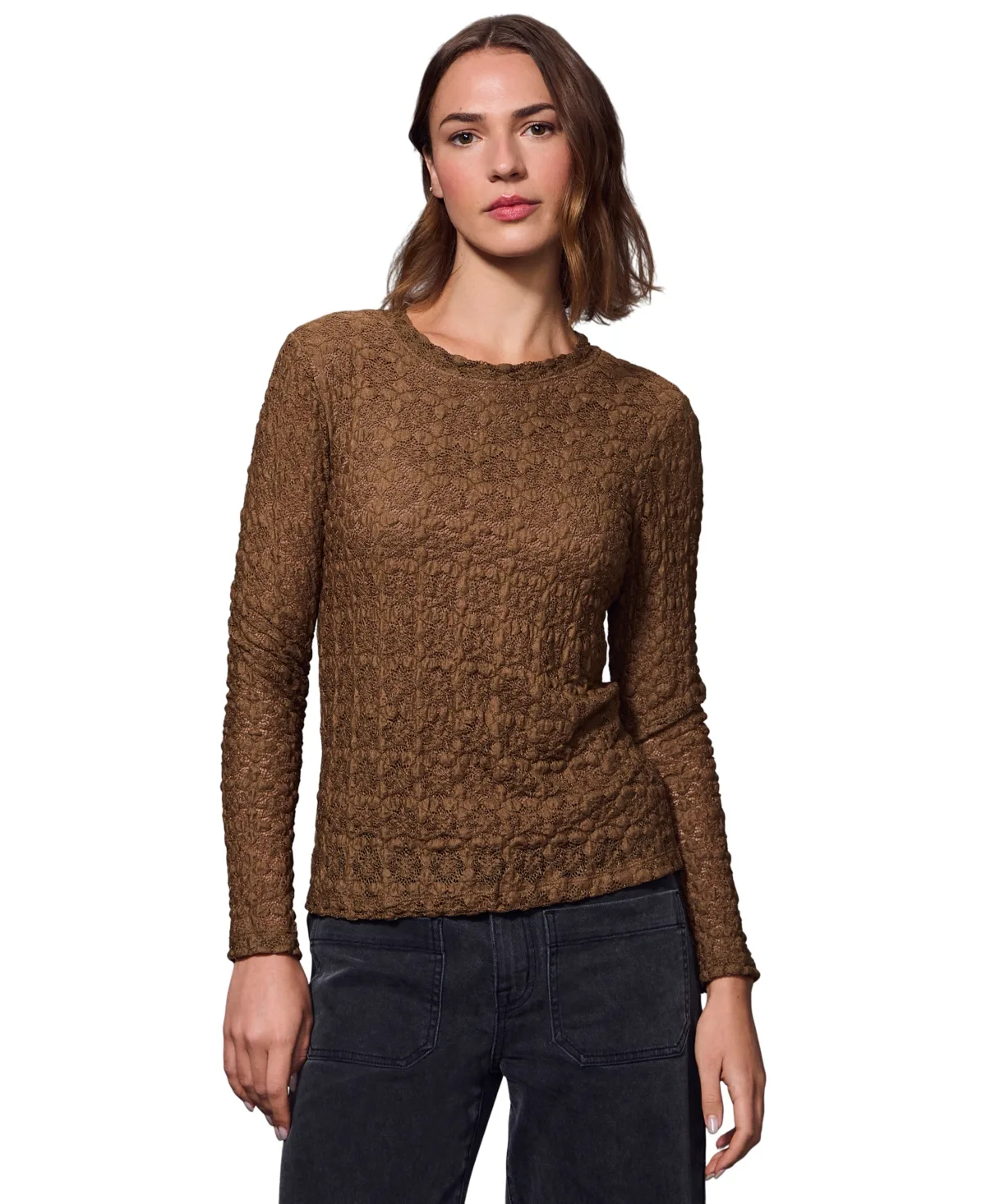 Perfect Lace Long-Sleeve T-Shirt by Sanctuary