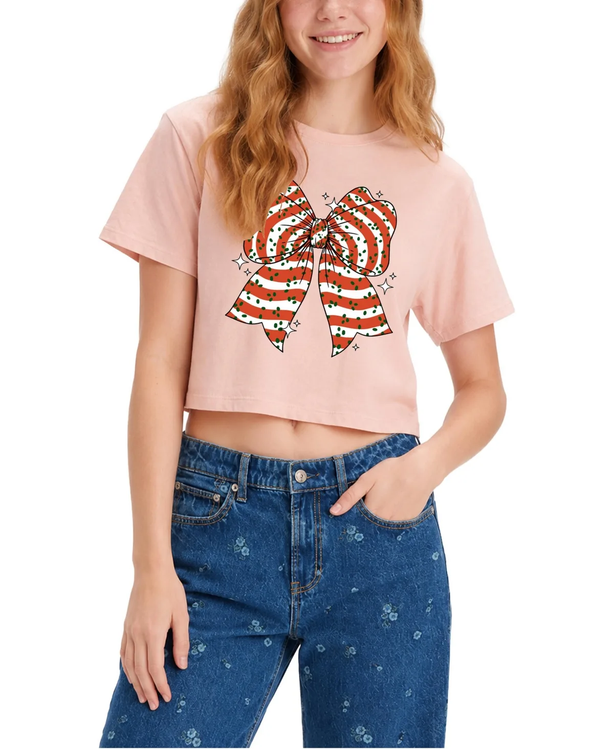 Cropped Graphic T-Shirt