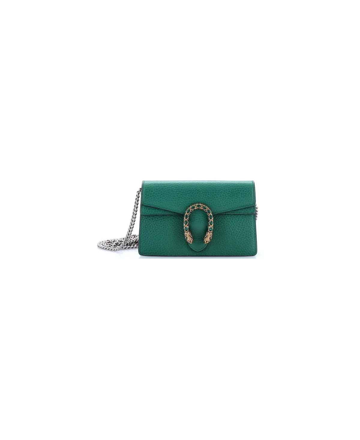 Pre-Owned Gucci Super Mini Dionysus Bag Leather by Gucci