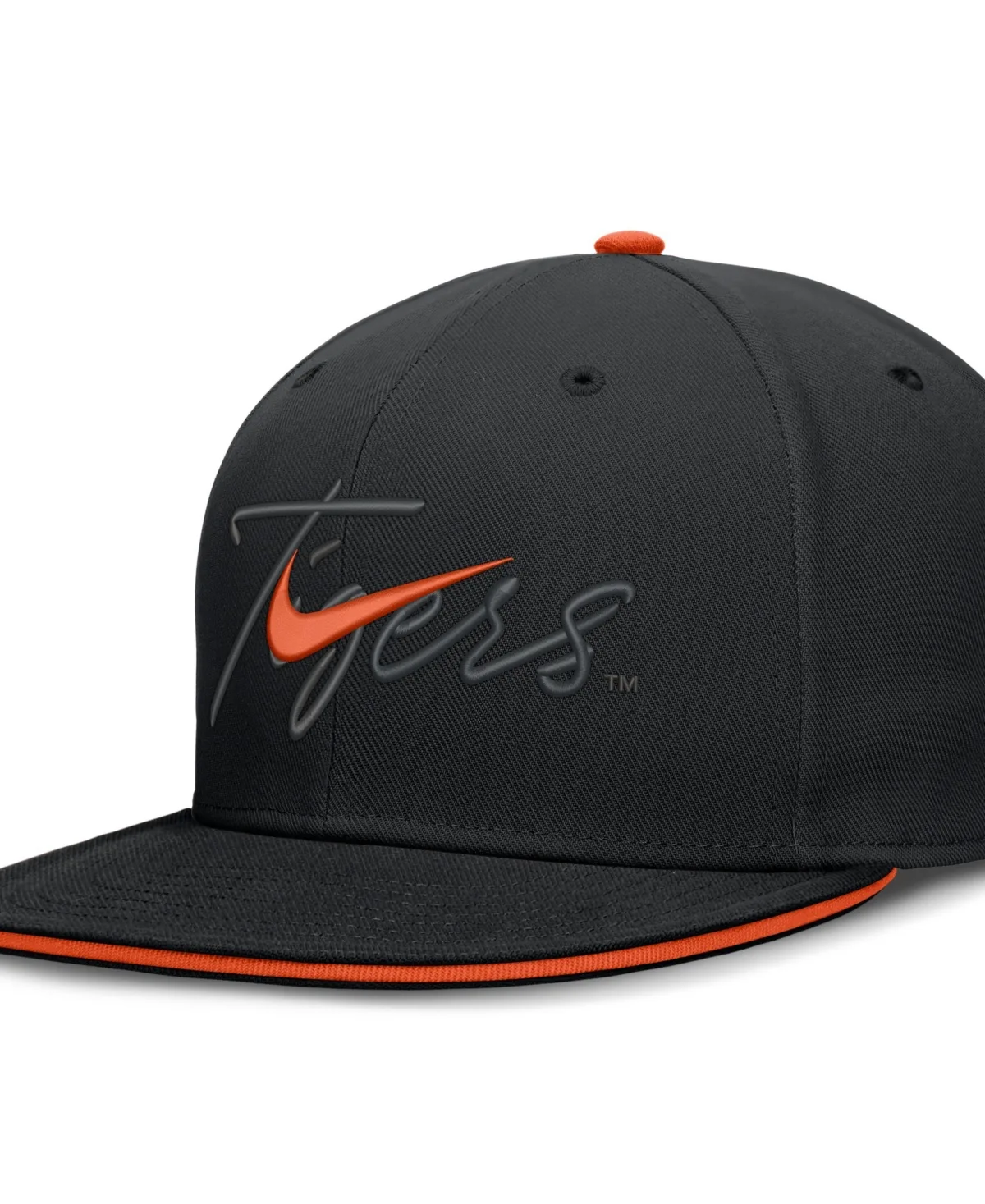 Clemson Tigers Dri-Fit Primetime Script Fitted Hat by Nike