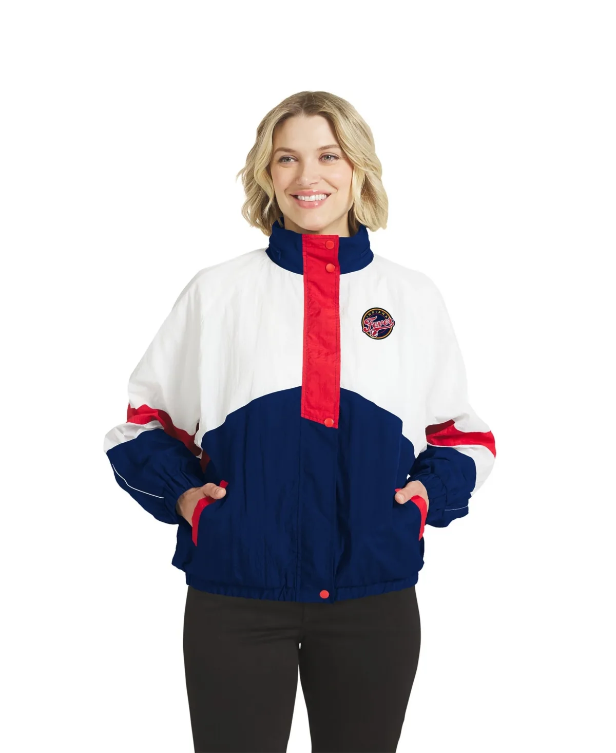 Indiana Fever Full-Zip Windbreaker Jacket by Wear by Erin Andrews