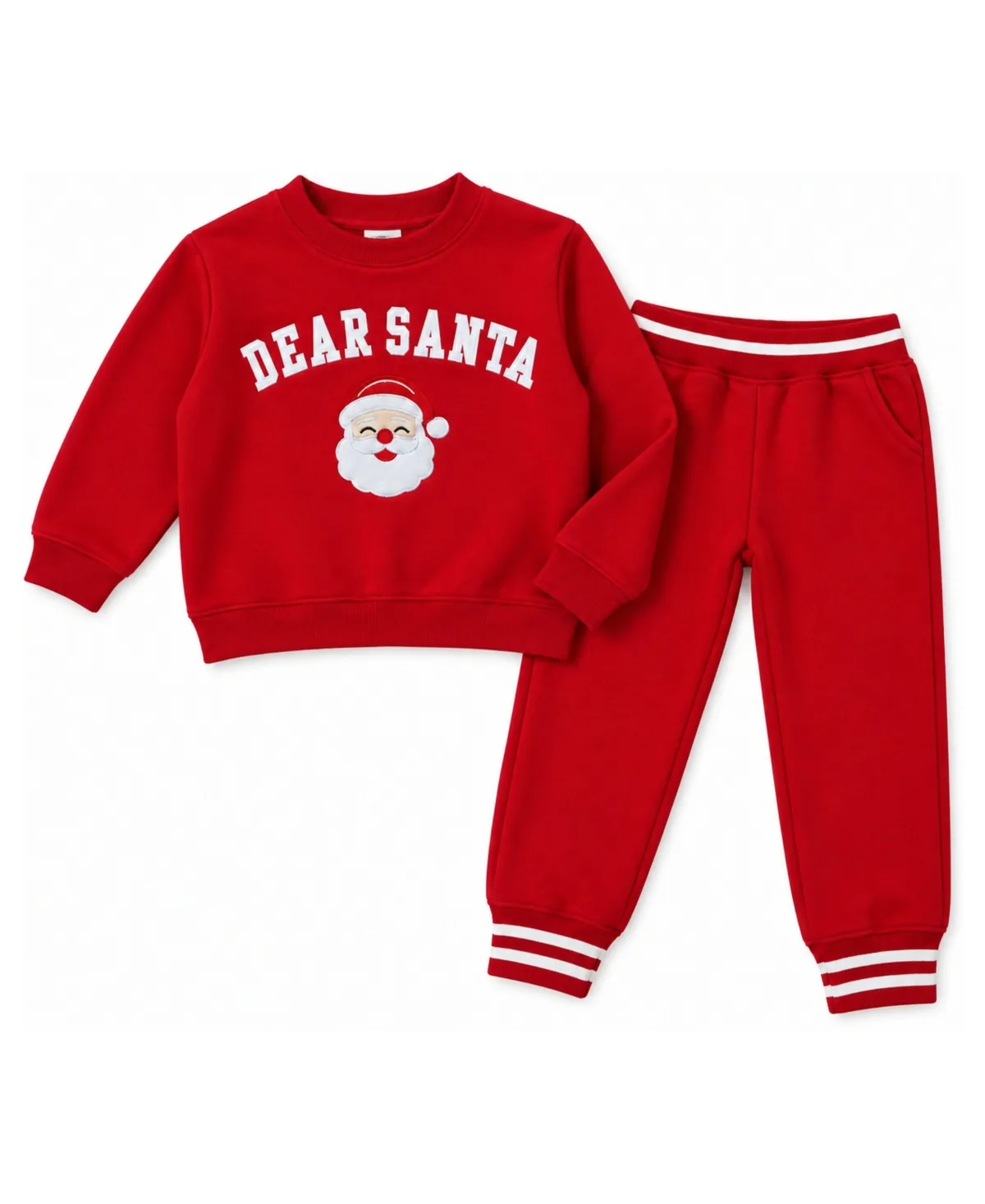 Dear Santa Holiday Long-Sleeve Sweatshirt and Joggers, 2-Piece Set by Bits & Bows