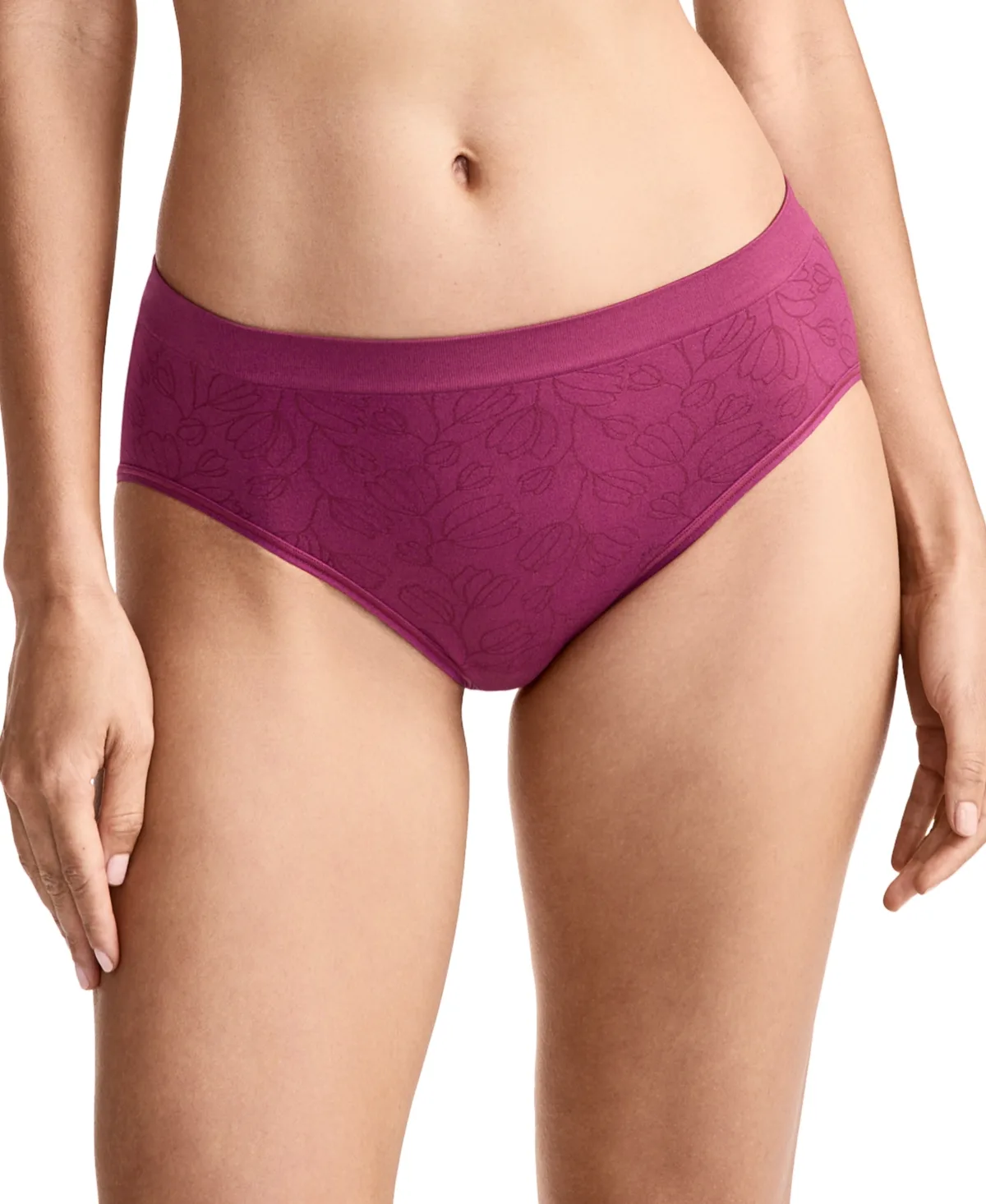 Seamfree Hi-Cut Stretch Underwear 3788 - Jacquard by Jockey