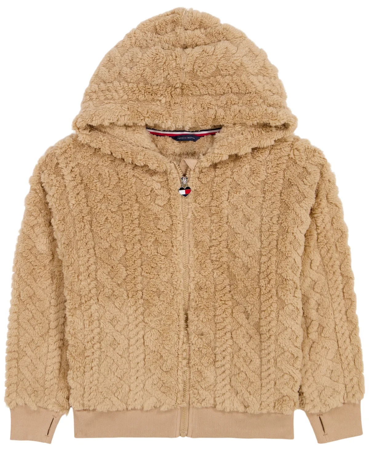 Cable Knit Full-Zip Hoodie by Tommy Hilfiger