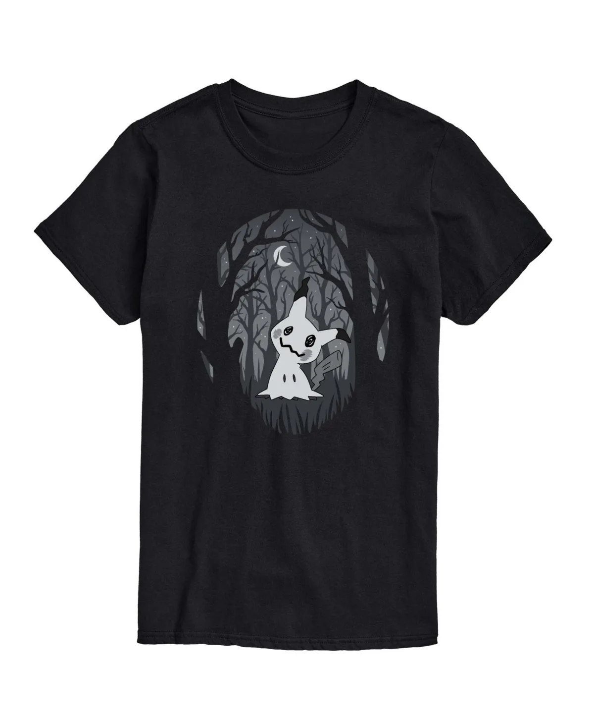 Mimikyu Ghost Halloween Haunted Forest Graphic T-Shirt by Airwaves