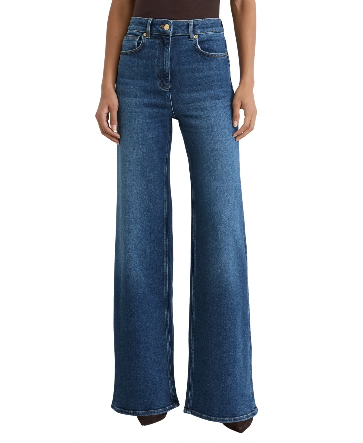 Jas High-Waisted Wide-Leg Jeans