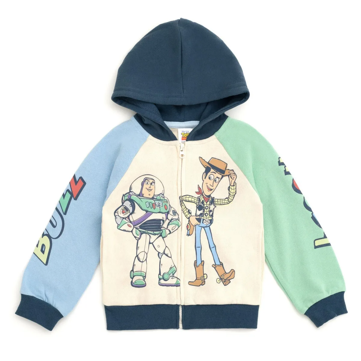 Toy Story Mickey Mouse Lilo & Stitch Fleece Zip Up Hoodie by Toy Story