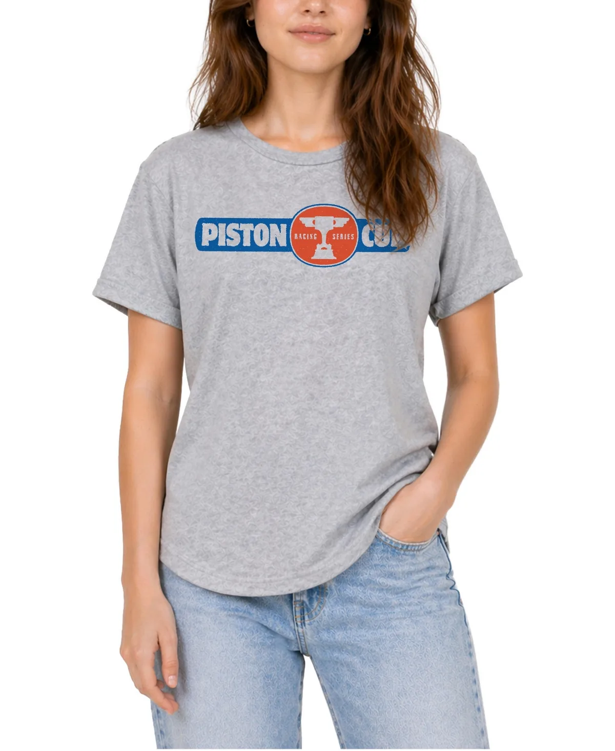 Piston Cup Sponsors Graphic Crewneck T-Shirt by Cars