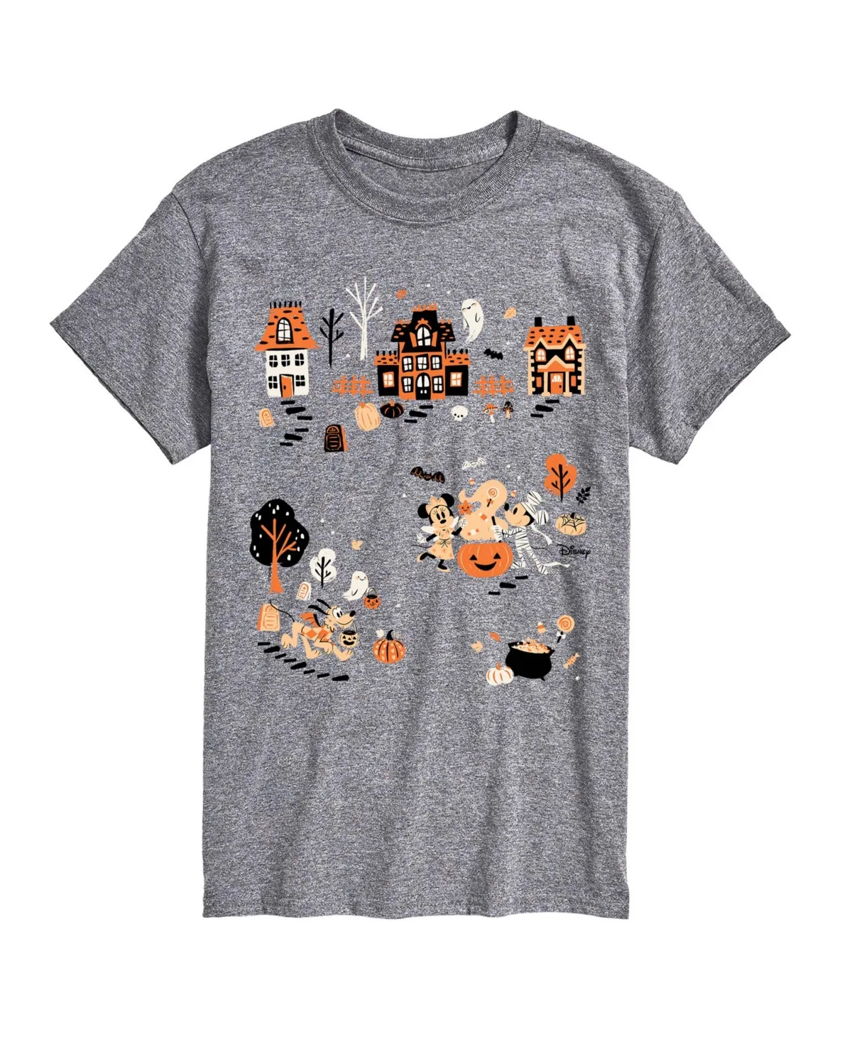 Mickey Halloween Neighborhood Graphic T-Shirt
