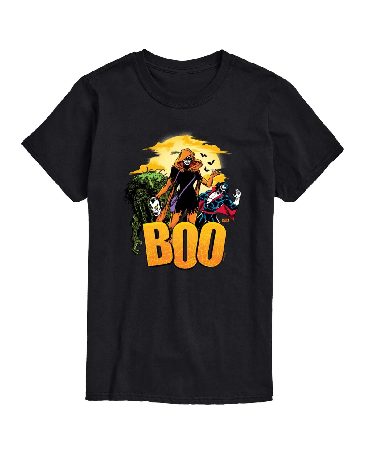 Halloween Characters Boo Collage Graphic T-Shirt