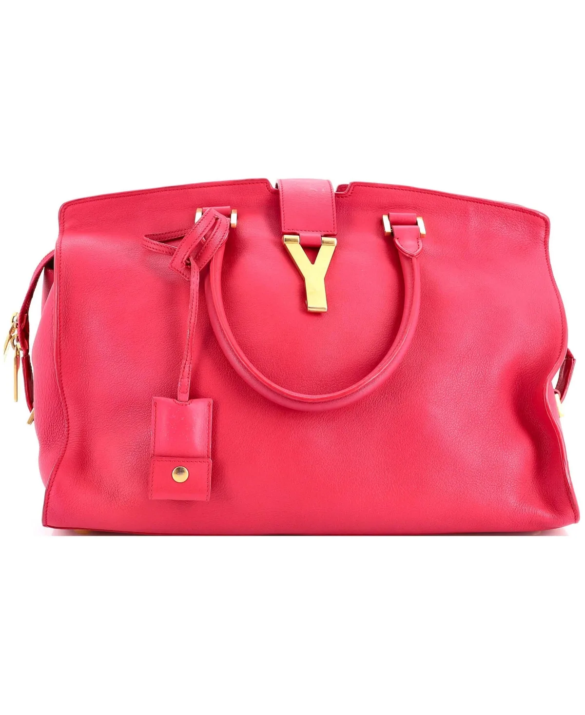 Pre-Owned Saint Laurent Medium Classic Y Cabas Leather by Saint Laurent