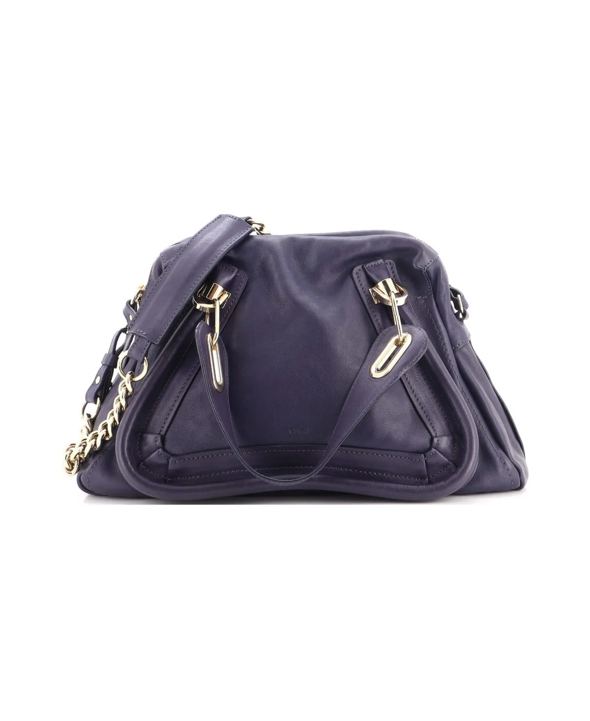 Pre-Owned Chloe Medium Paraty Top Handle Bag Leather by Chloé