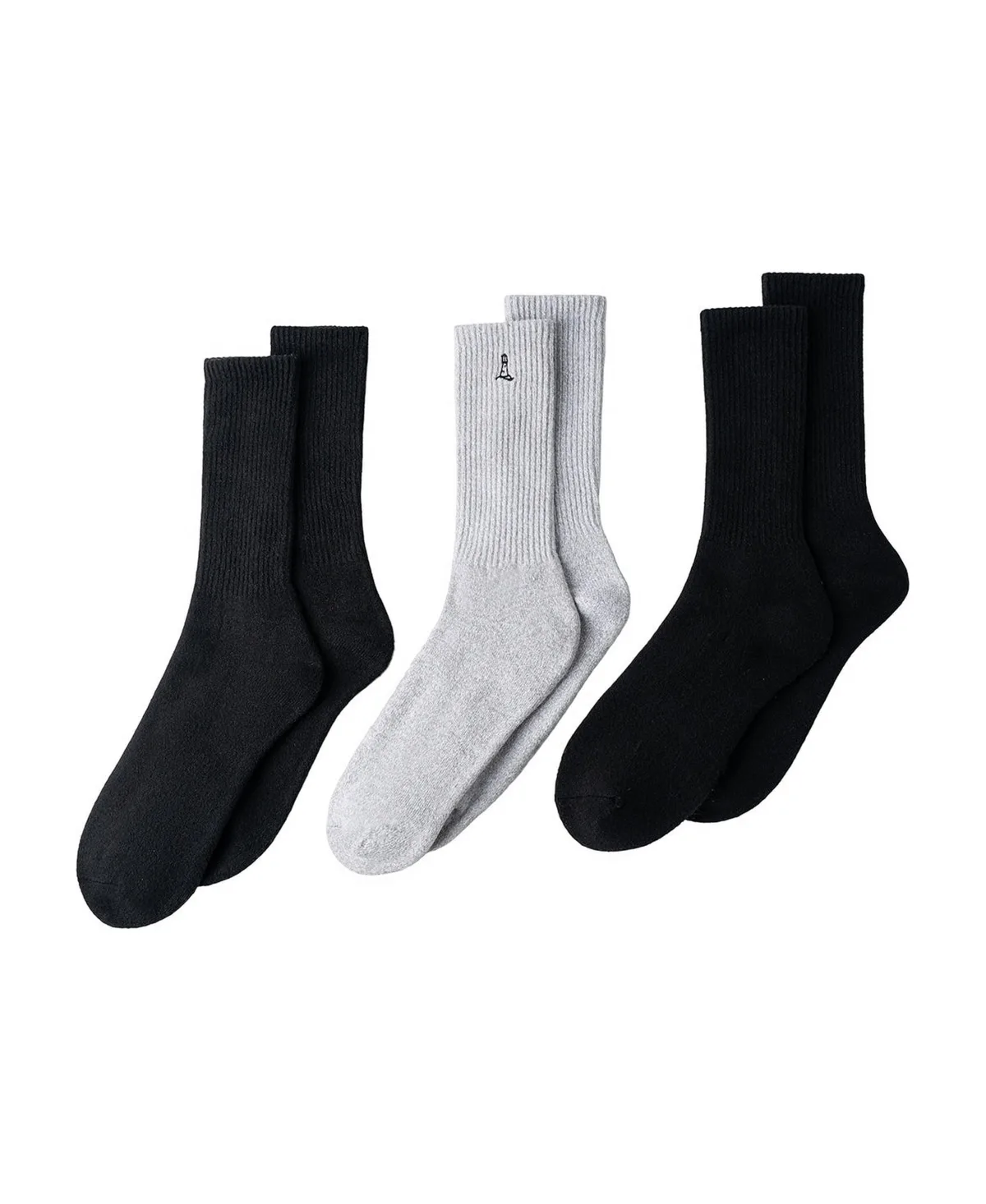 Boot Socks, Full Cushion Comfort Rib, 3-Pair Pack by Lands' End