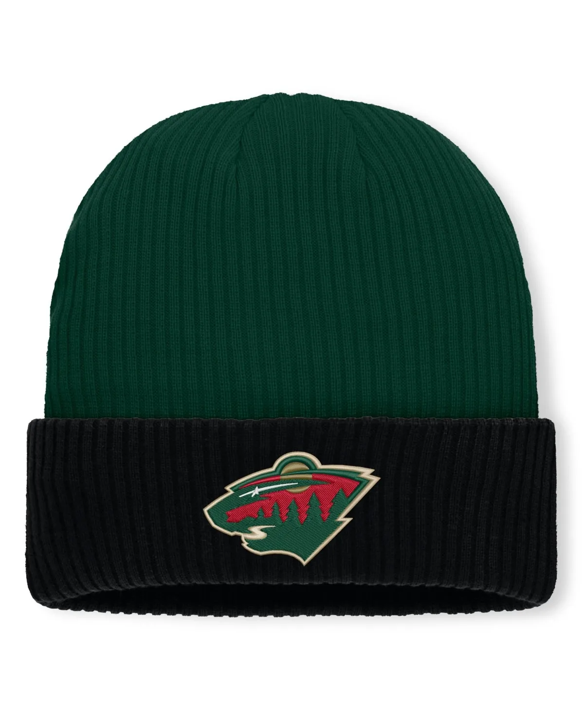 Minnesota Wild Authentic Pro Rink Cuffed Knit Hat by Fanatics