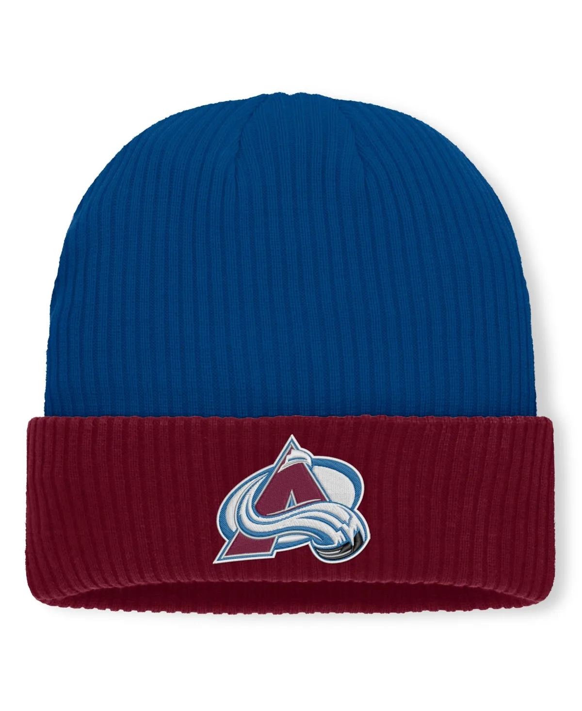 Colorado Avalanche Authentic Pro Rink Cuffed Knit Hat by Fanatics