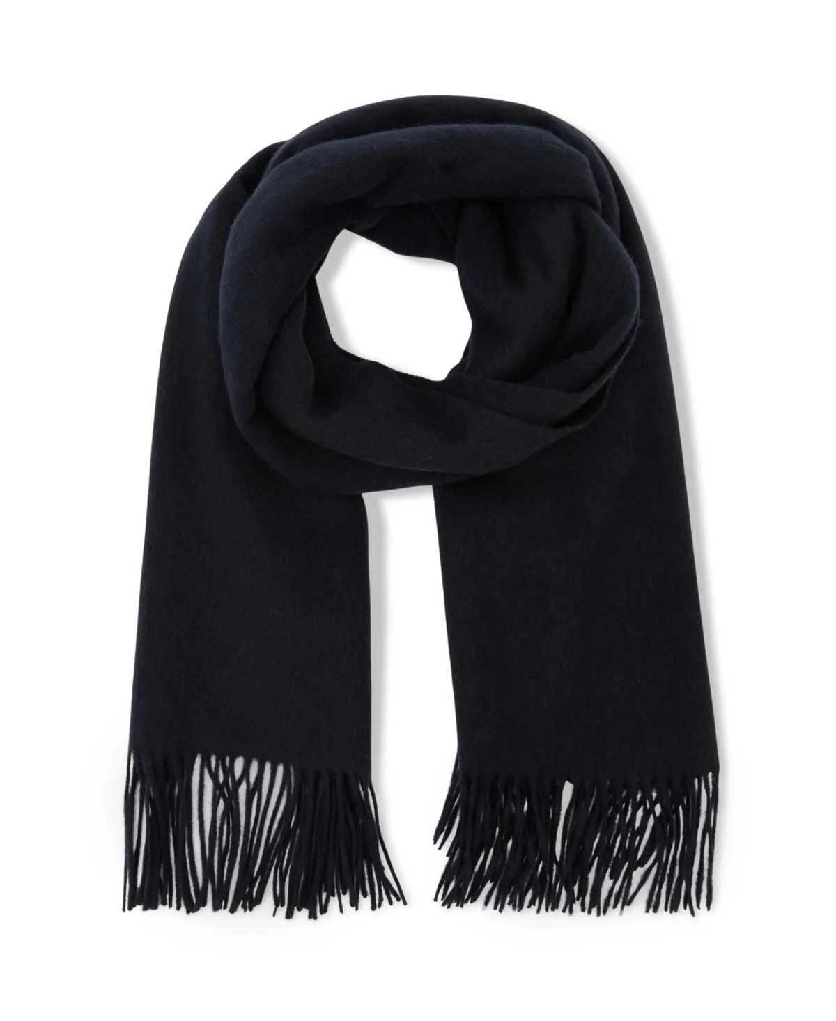 Picton Wool-Blend Fringed Blanket Scarf by Reiss