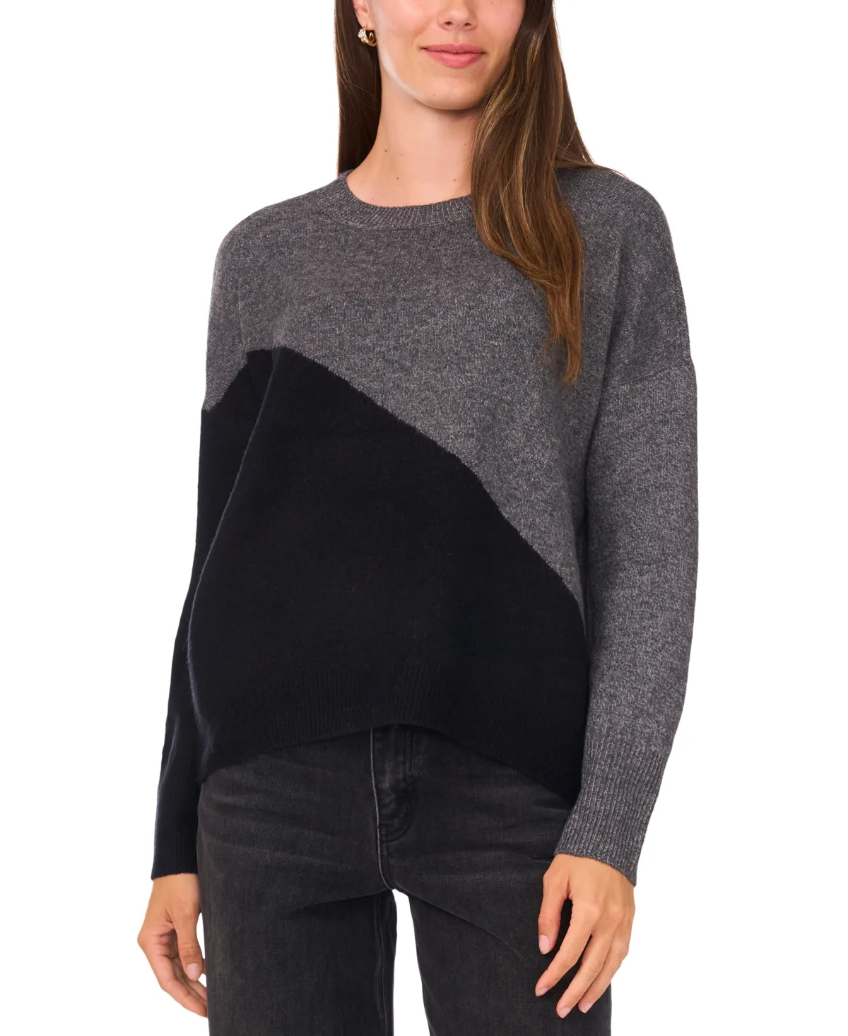 Vertical Colorblock Sweater by S.A.M.