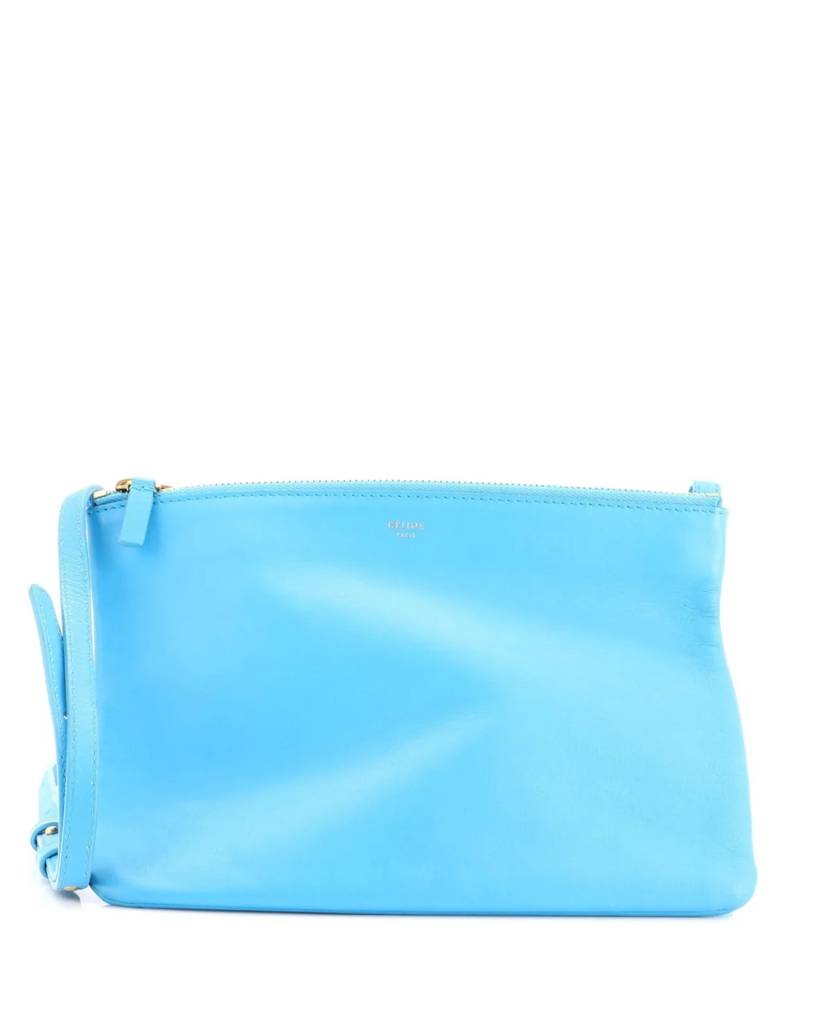 Pre-Owned Celine Large Trio Crossbody Bag Leather by Celine