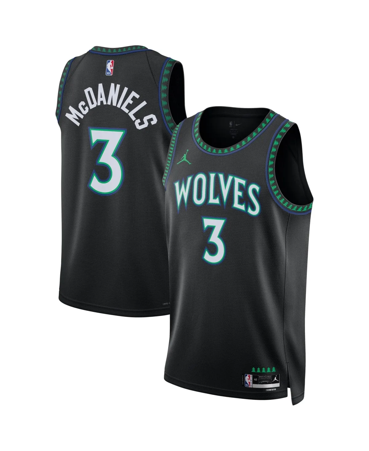 Jaden McDaniels Minnesota Timberwolves Swingman Jersey by Jordan