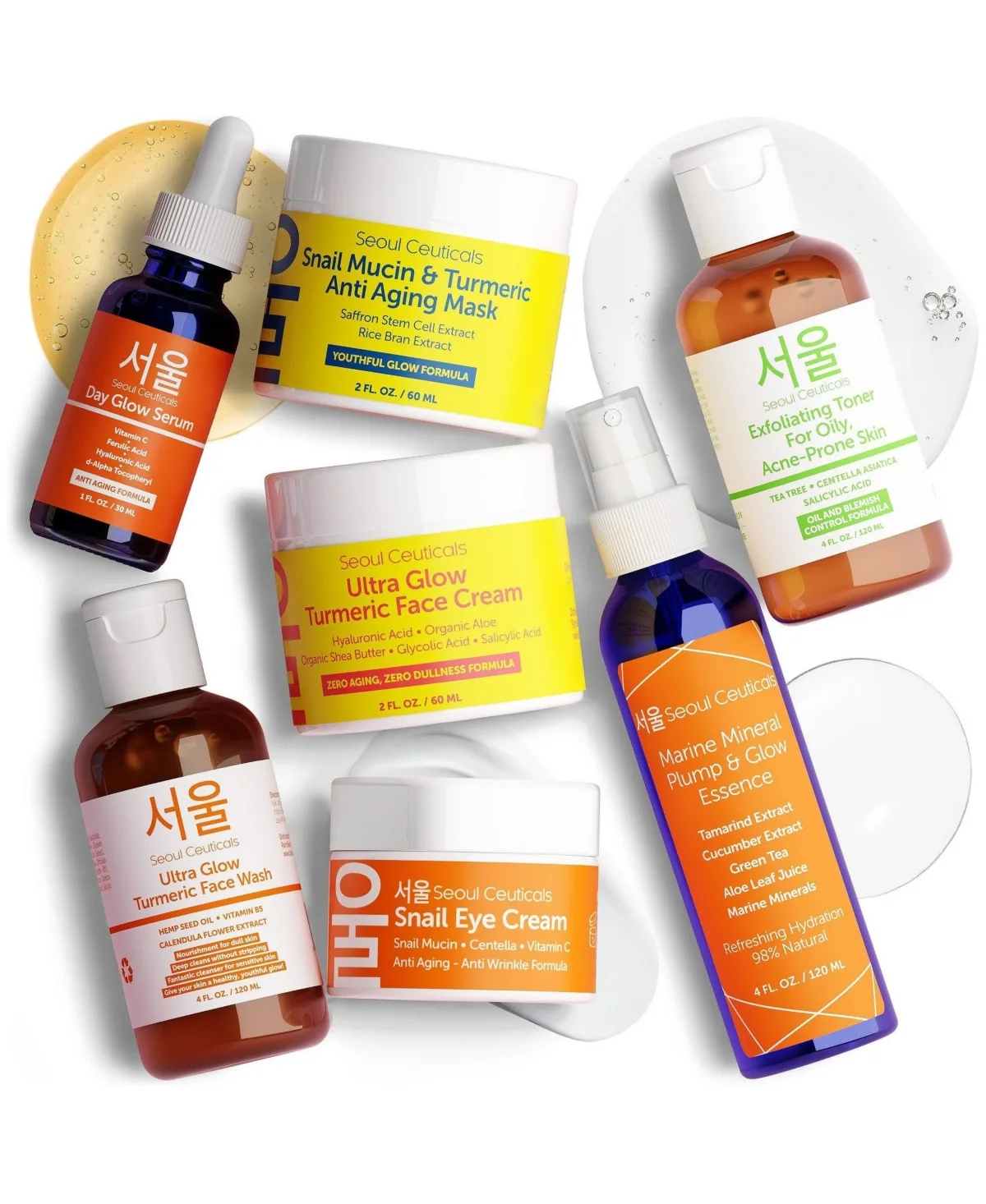 Ultimate 7 Step K Beauty Regimen for Glass Skin by Seoul Ceuticals