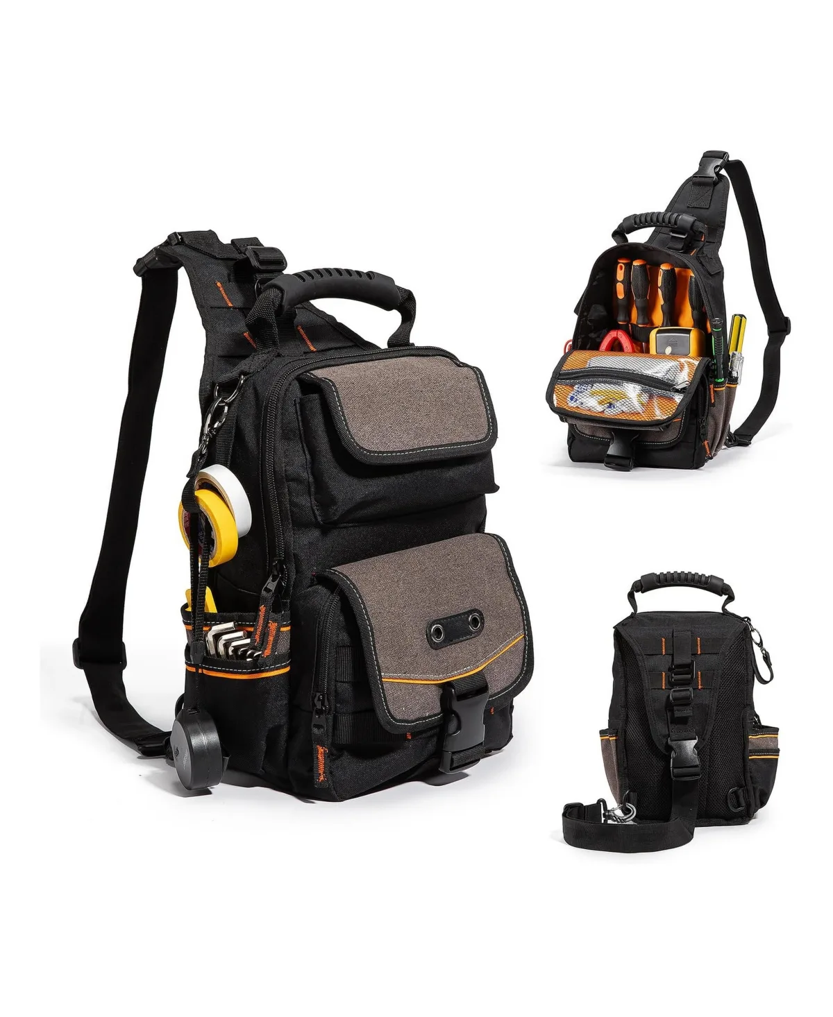 Xdovet Multifunctional Canvas Electrician Tool Shoulder Bag for Maintenance Technicians by Xdovet