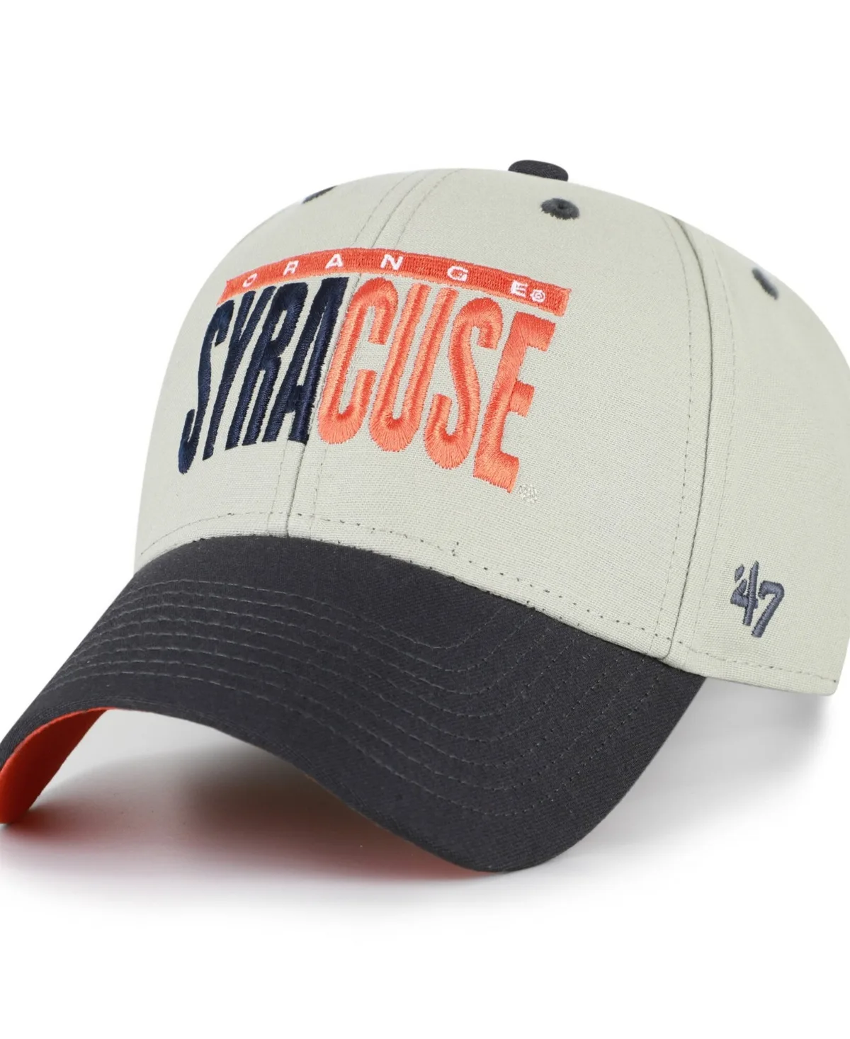 Syracuse Orange Half Block Text Mvp Adjustable Hat
