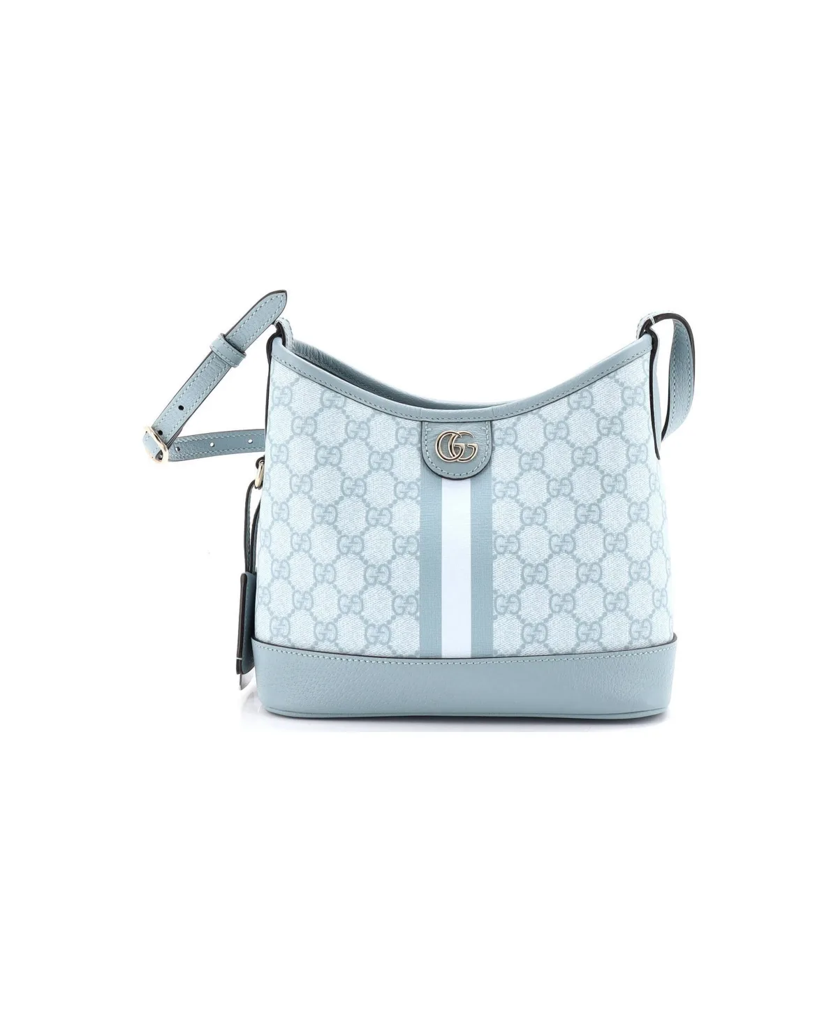 Pre-Owned Gucci Small Ophidia Open Bucket Bag Gg Coated Canvas with Leather by Gucci