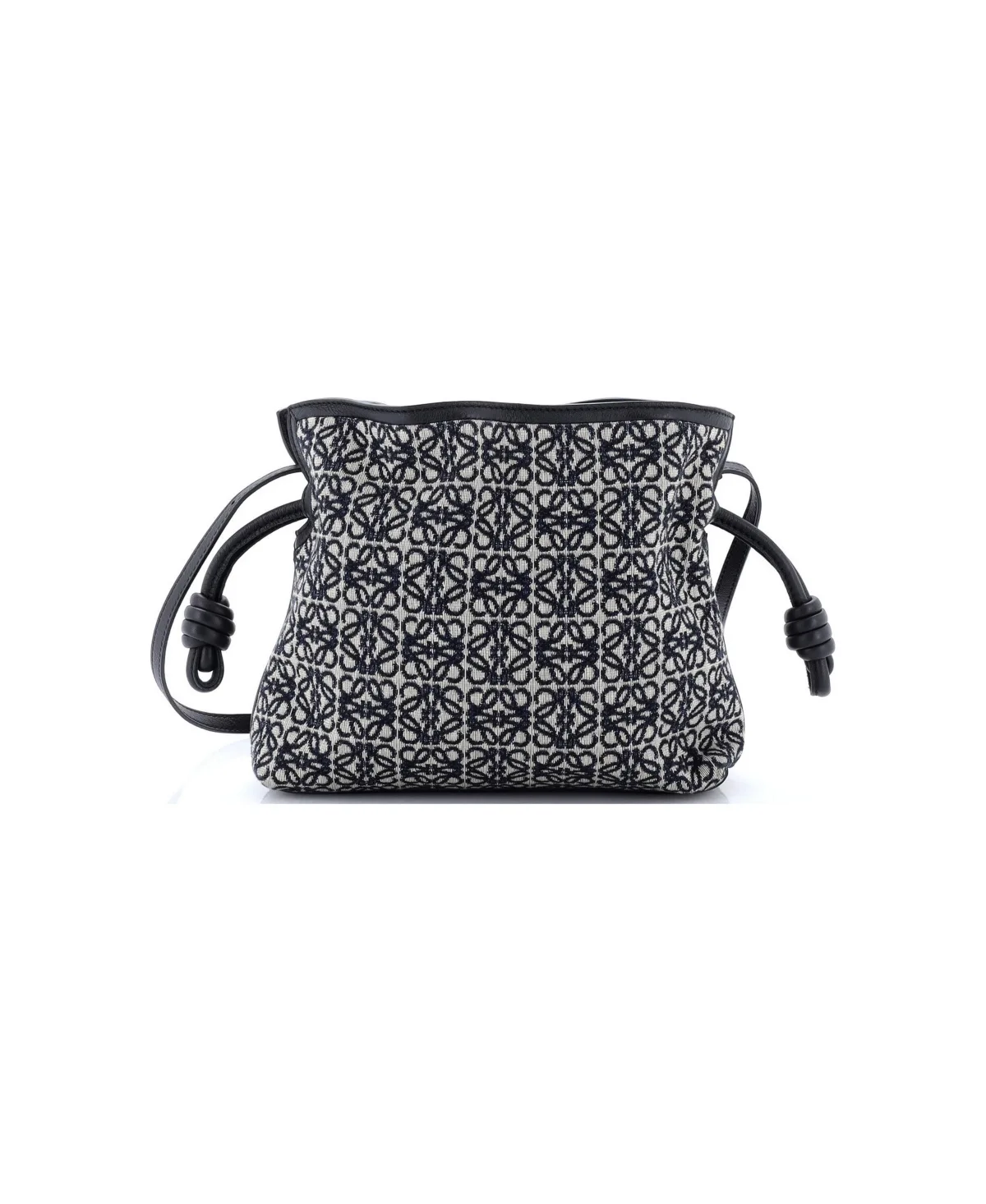 Pre-Owned Loewe Mini Flamenco Knot Clutch Anagram Jacquard by LOEWE