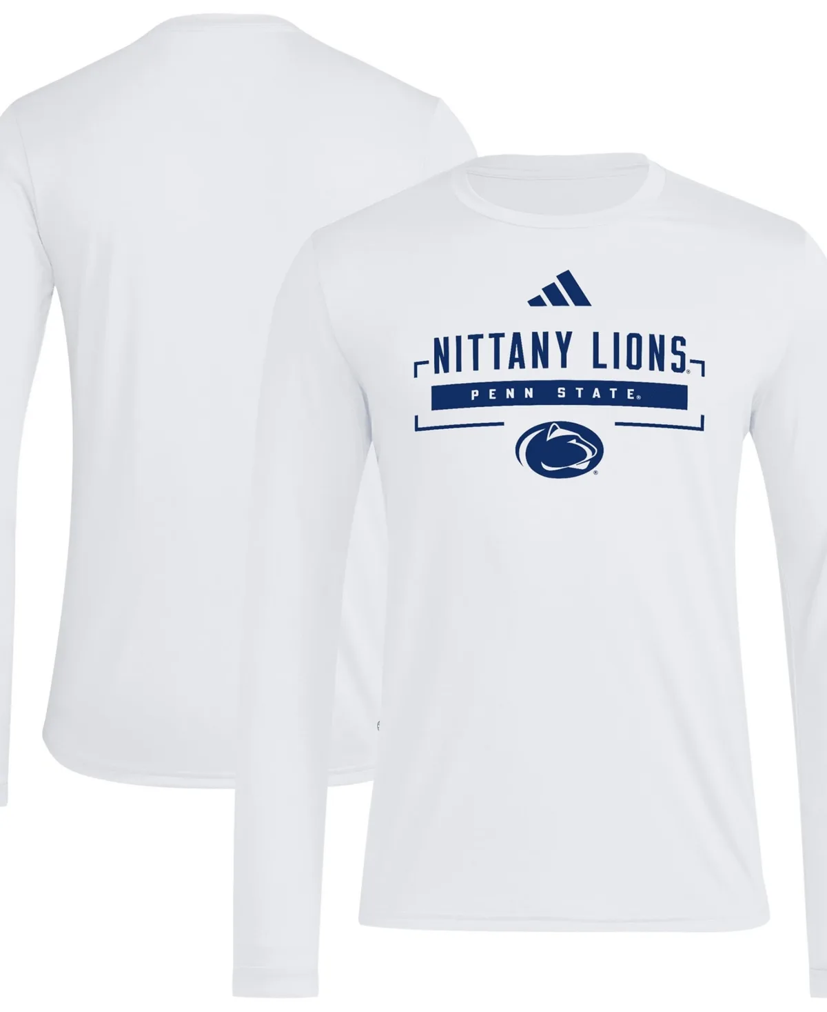 Penn State Nittany Lions Basketball Icon Pregame Long-Sleeves T-Shirt by adidas