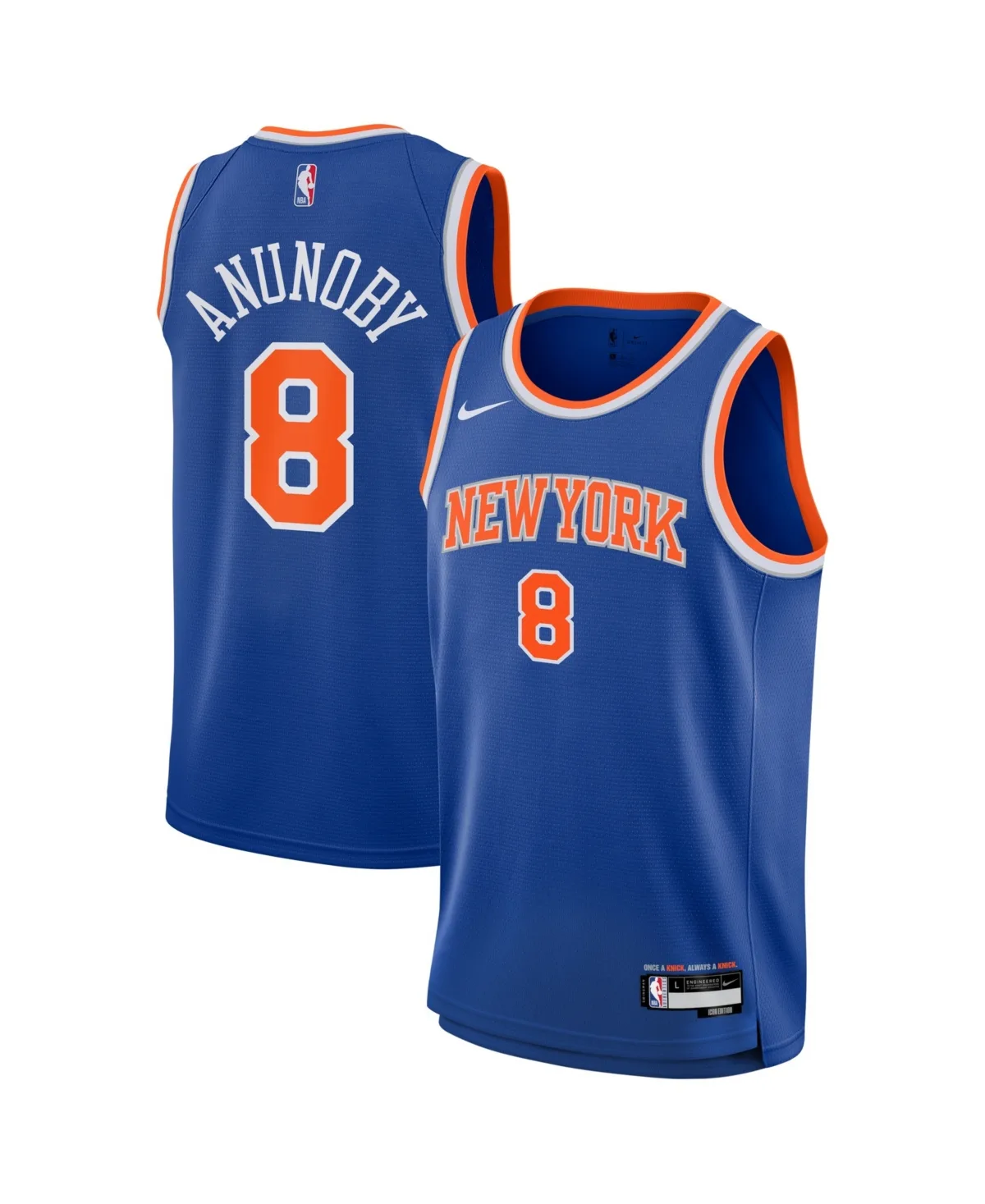 Og Anunoby New York Knicks Swingman Icon Edition Jersey by Nike