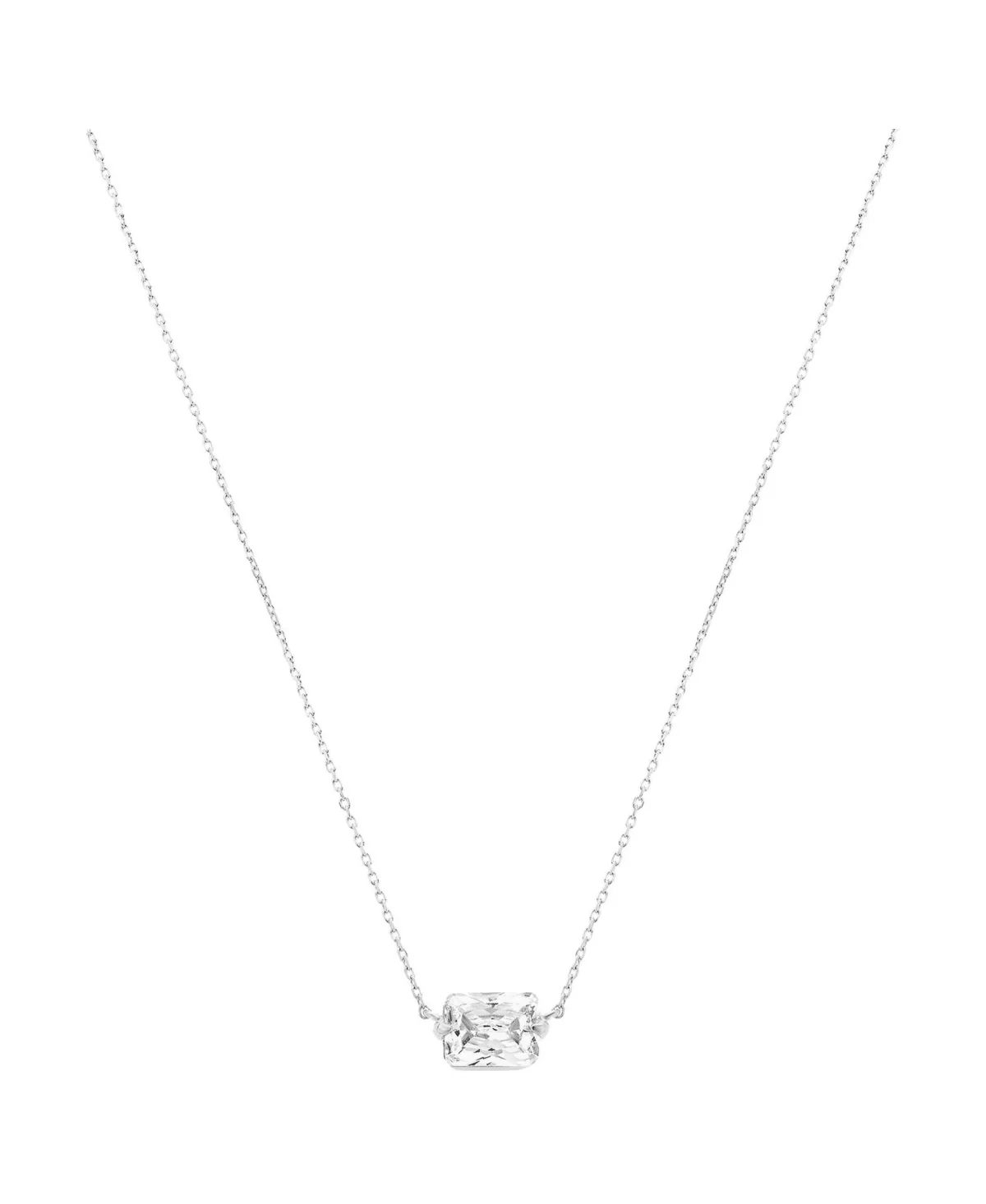 Cubic Zirconia Dainty Bar Karla Necklace by Bearfruit Jewelry