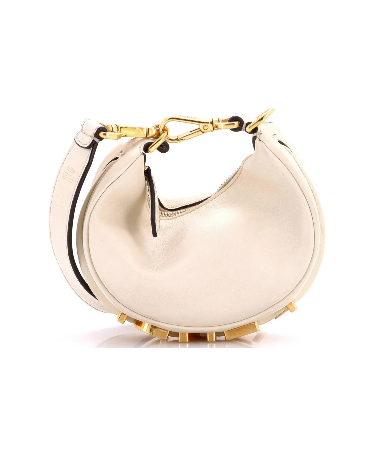 Pre-Owned Fendi Nano Fendigraphy Bag Leather by FENDI
