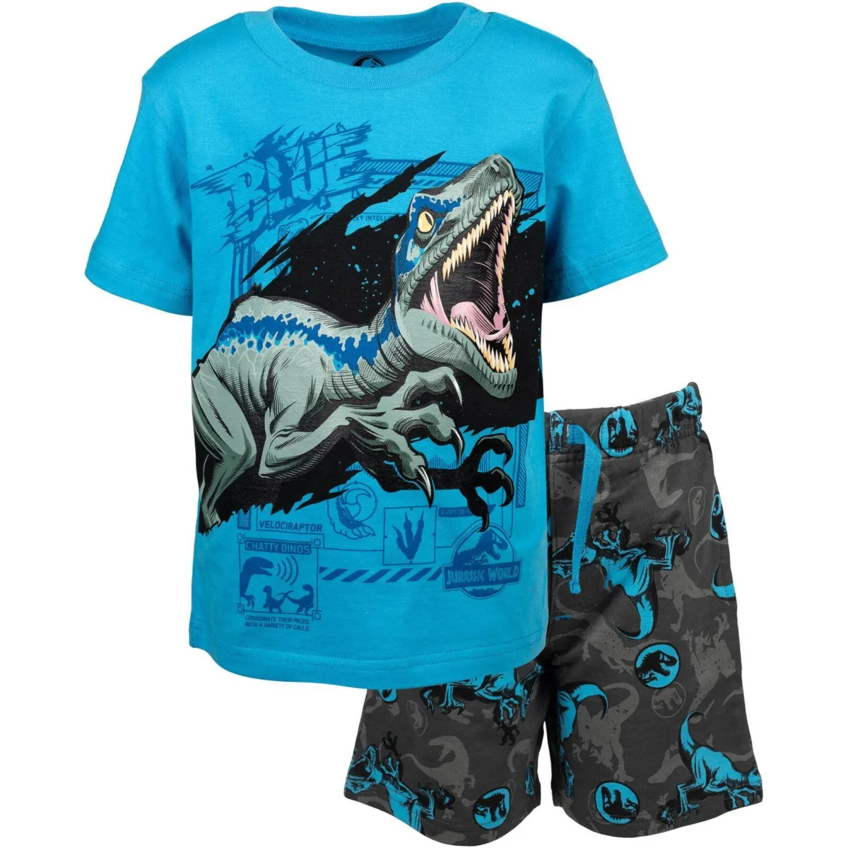 Jurassic World T-Shirt and French Terry Shorts Outfit Set by Jurassic Park