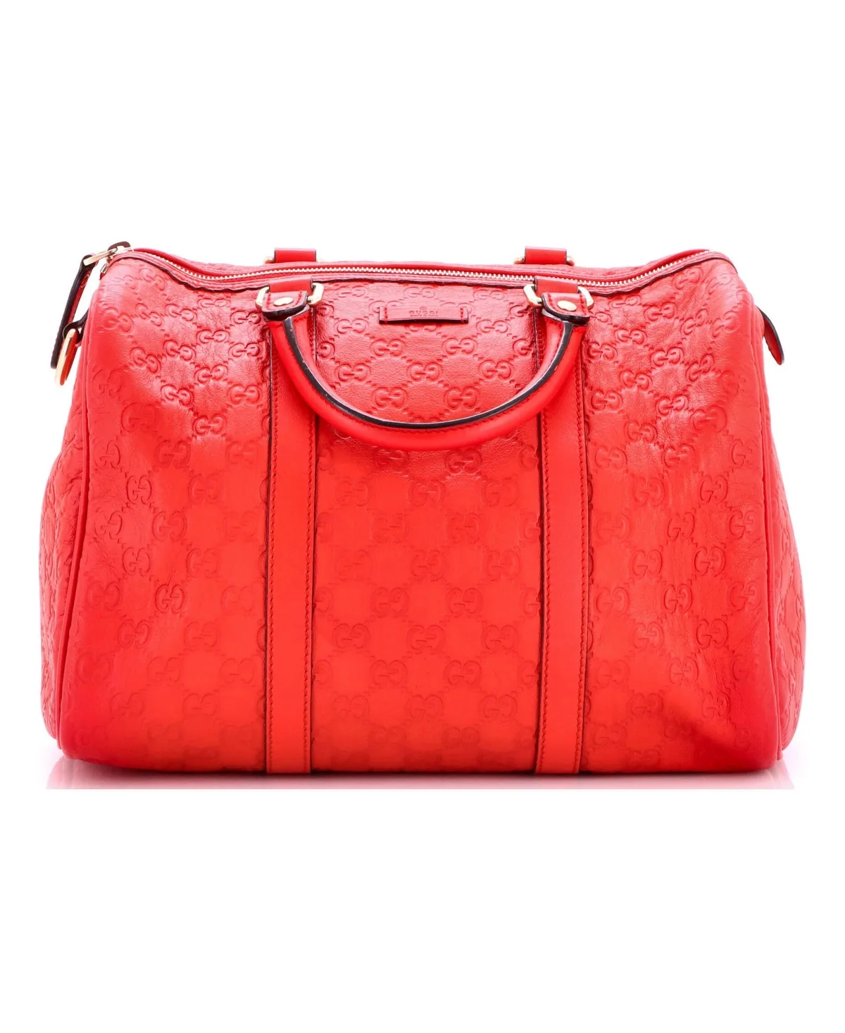 Pre-Owned Gucci Medium Joy Boston Bag Guccissima Leather by Gucci
