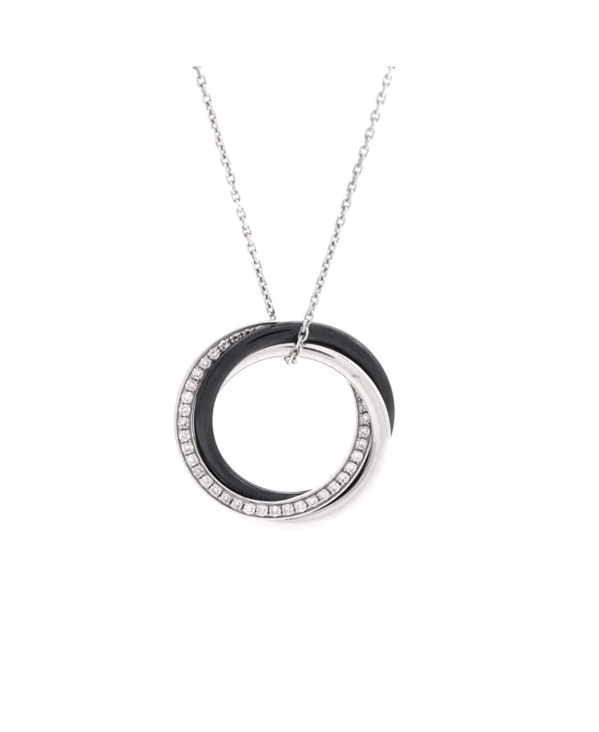 Pre-Owned Cartier Trinity Pendant Necklace - 18k White Gold by Cartier's