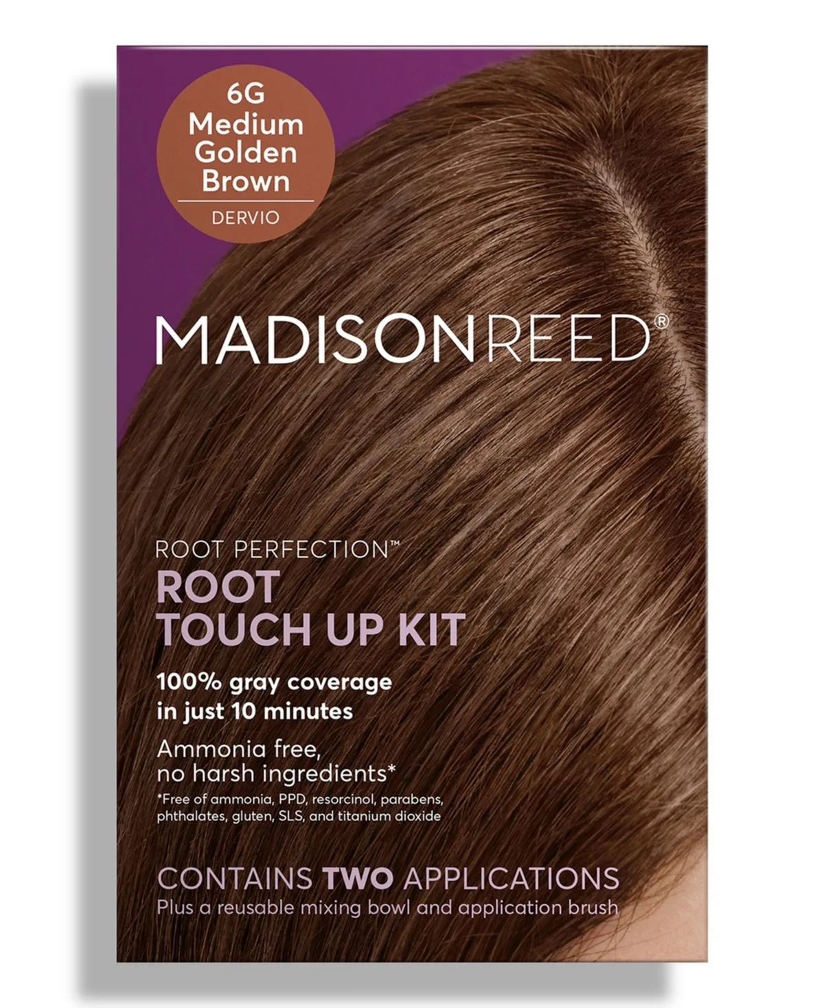 6G Medium Golden Brown Root Perfection Root Touch Up Kit by Madison Reed