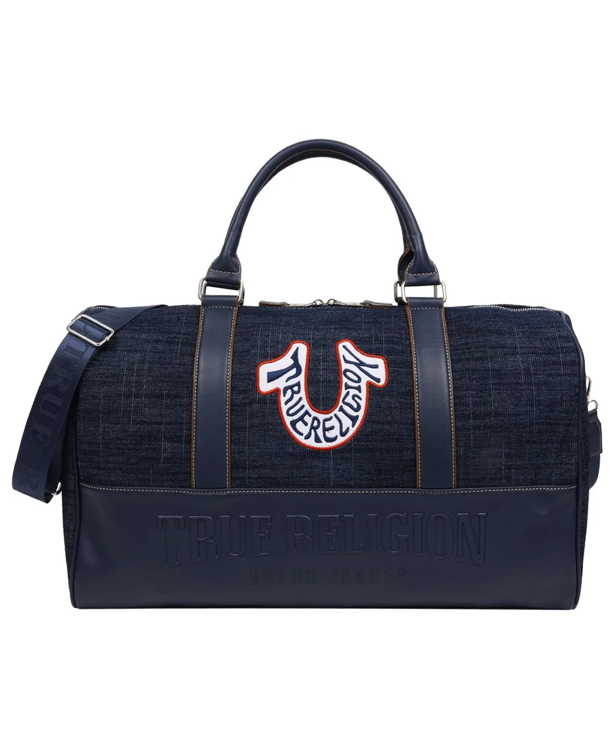 Retro Horseshoe Denim Weekender Bag by True Religion